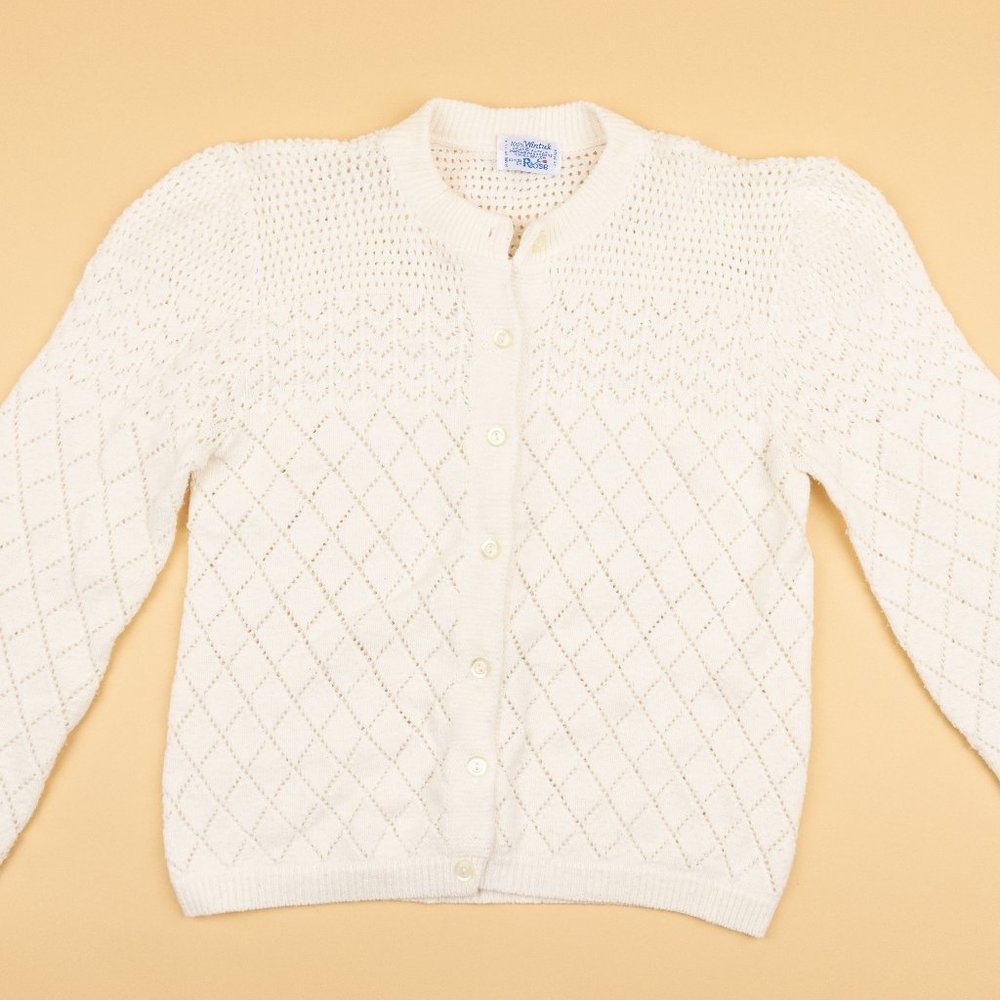 Wintuk Styled By Rose Vintage White Sweater Small